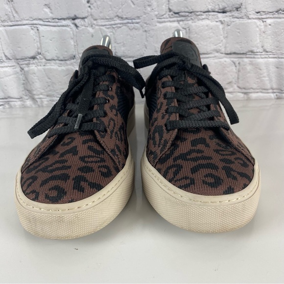 GREATS Brooklyn The Royale Knit Sneaker Shoes Leopard Print Womens US 9.5 - Picture 3 of 10